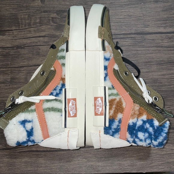 VANS MIXED TEXTILE SK8-HI REISSUE CAP SHOES - Picture 7 of 11